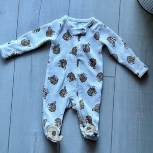 Carter’s Just One You Baby Boys’ Koala Footed Pajamas - NB